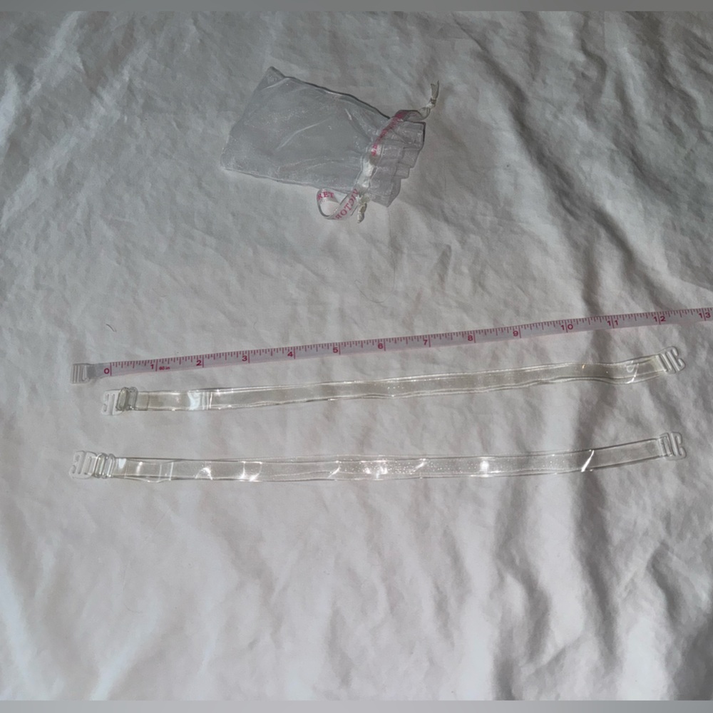 Victoria secret bra clear straps